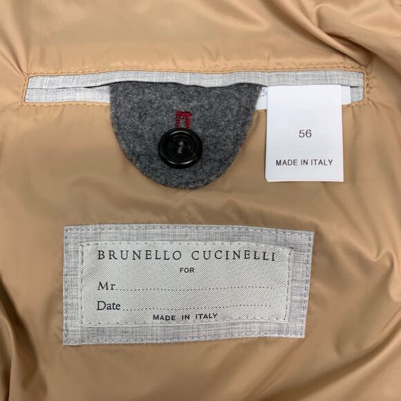 BRUNELLO CUCINELLI Size 46 Grey Cashmere Zip Snaps Jacket - Picture 7 of 12